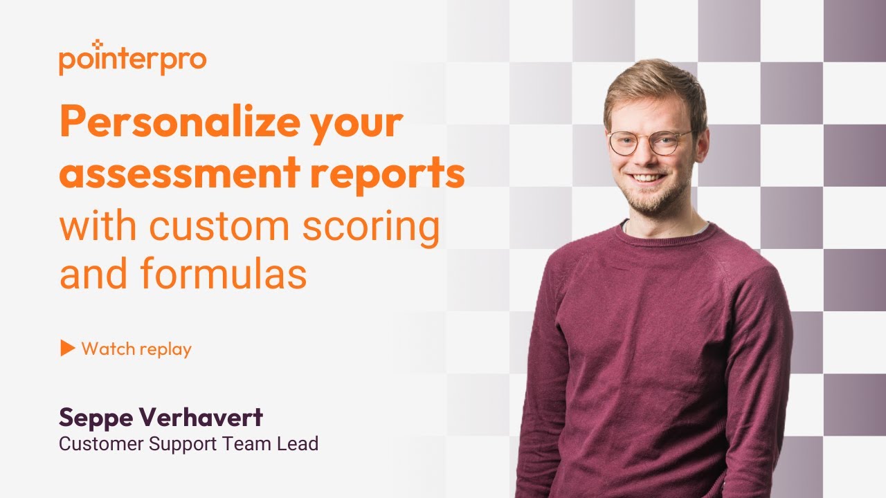 Personalize your assessment reports with custom scoring and formulas